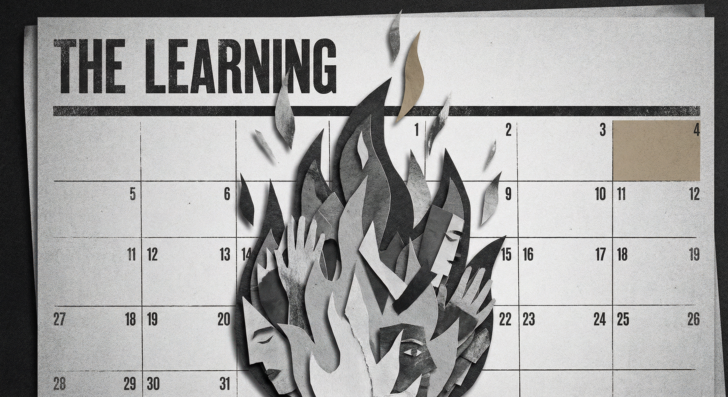 Collage: spark from calendar